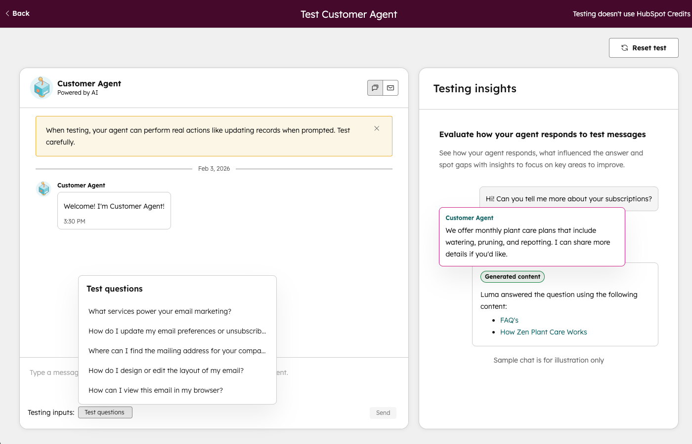 Step 3 - Breeze- Test it First