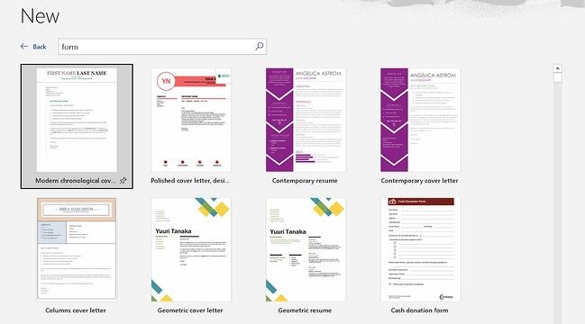 how to create a survey in microsoft word, step 1: choose a template or start on a blank document