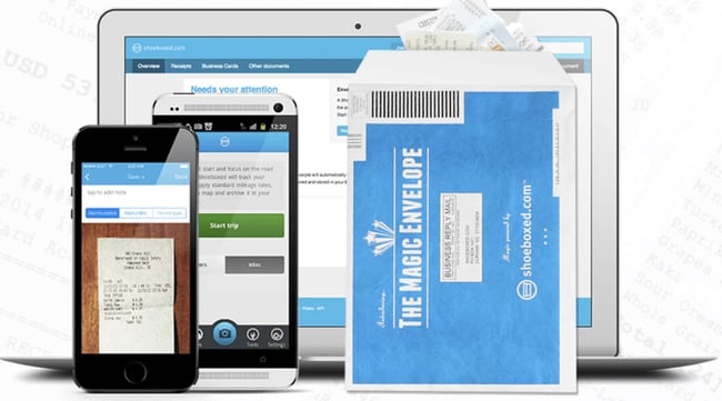 best receipt scanner: Shoebox Receipt scanner