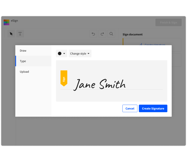 Free Electronic Signature App: Smallpdf