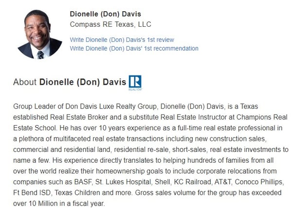 don davis realtor bio