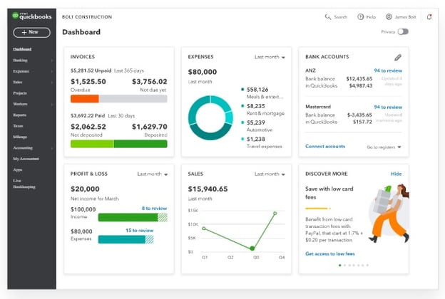 Business Expense Tracker: Quickbooks