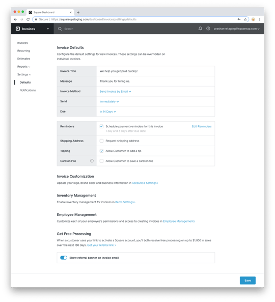 b2b payment providers: square