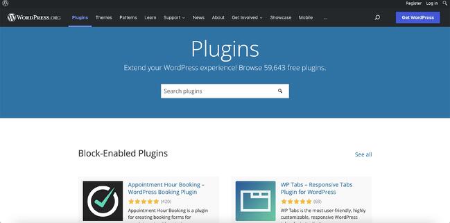Lean into free plugins when building a WordPress on a budget. You can browse them on WordPress.