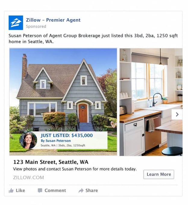 how to generate real estate leads via Facebook ads