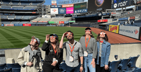 Baseball Game During the Eclipse