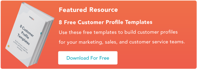 customer profile templates