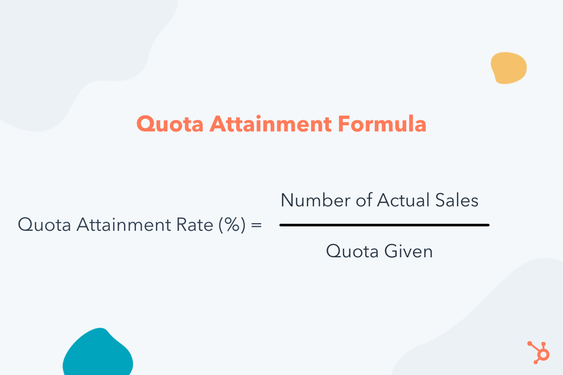 Quota Attainment formula